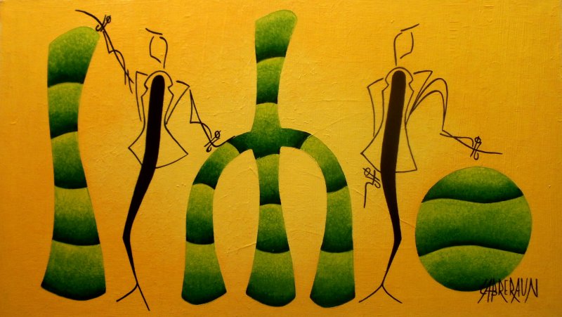 Classe 3 , 2013 , Peinture série 2. Cabreraun