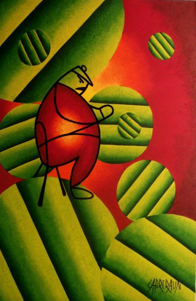 Oublie , 2012 , Peinture actuelle , série 1 , histoire ordinnaire , huile . Cabreraun