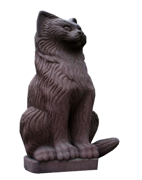 Chat , fort , Sculpture . Cabreraun