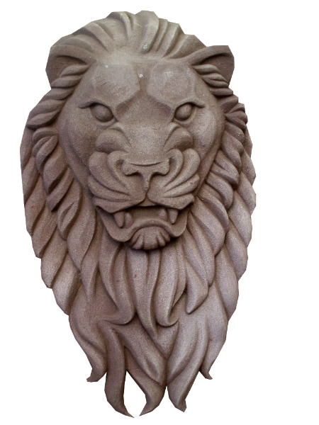 Lion , bas-relief. Sculpture . Cabreraun