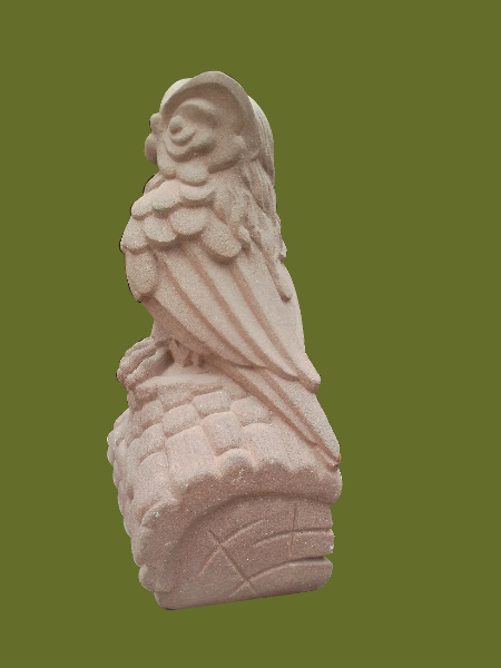 Hiboux sur branche . Sculpture . Cabreraun