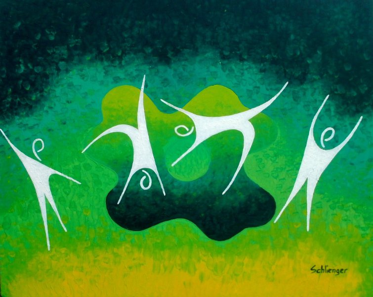 Jeux , 2013 Peinture série 2. Cabreraun